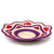 Purple and Cream Rings Decorative Basket- Fairtrade and Handmade by Peruvian Amazon Artisan