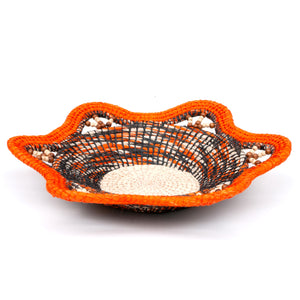 Fall Harvest Decorative Basket - Fair Trade Handwoven by Peruvian Amazon Artisan