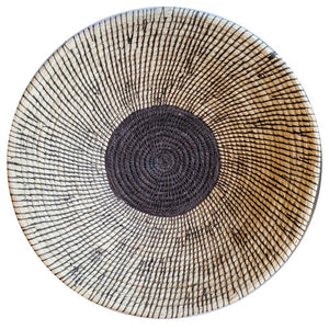 Charcoal Sun and Swirl - Fair Trade Basket - Handmade by Peruvian Amazon artisan