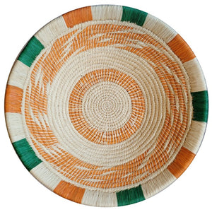 Orange and Green Delight - Fair Trade Basket - Handmade by Peruvian Amazon artisan