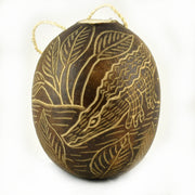 Caiman Reptile Calabash Christmas tree ornament - Amazon Ecology