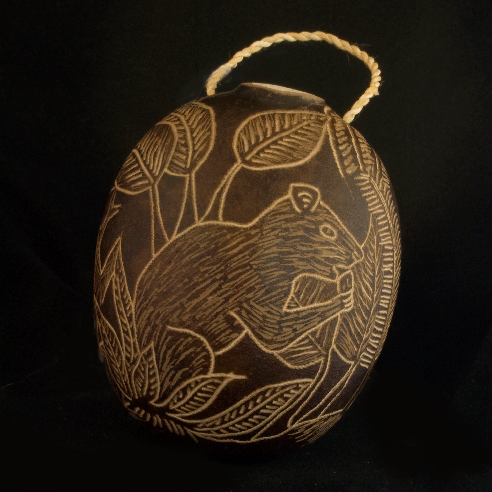 Paca and Agouti Mammal Calabash Christmas tree ornamentss - Amazon Ecology