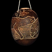 River Otter Mammal Calabash Christmas tree ornament - Amazon Ecology