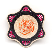 Onyx with orange swirl - Fair Trade and Hand Made by Peruvian Amazon Artisan - Amazon Ecology