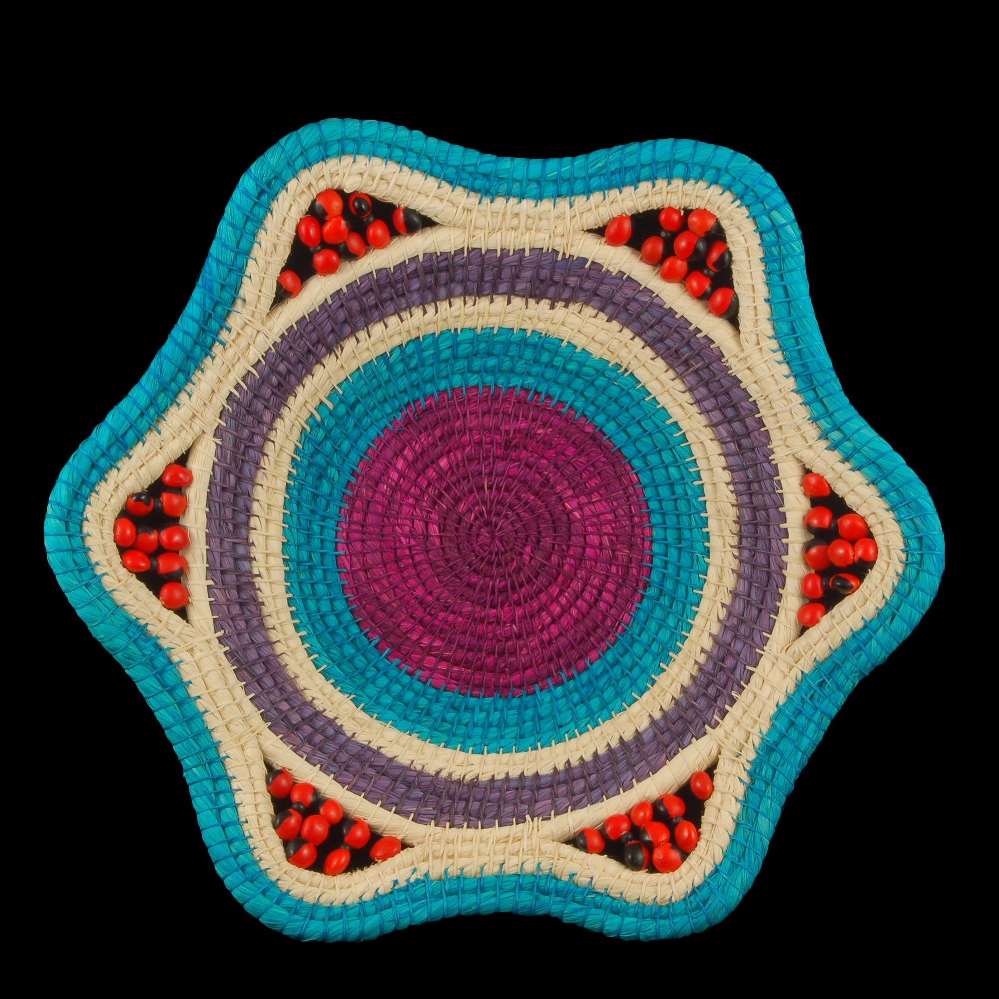 HANDMADE CHAMBIRA PALM FIBER BASKET - WOVEN BY ARTISAN FROM PERUVIAN AMAZON - Amazon Ecology