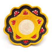 ECLIPSE AROUND SUN HANDMADE CHAMBIRA PALM FIBER BASKET - WOVEN BY ARTISAN FROM PERUVIAN AMAZON - Amazon Ecology