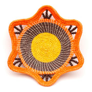 AUTUMN SUN - HANDMADE CHAMBIRA PALM FIBER BASKET - WOVEN BY ARTISAN FROM PERUVIAN AMAZON - Amazon Ecology