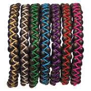 Twin-row achira seed bracelet made by Peruvian Amazon artisan - Amazon Ecology