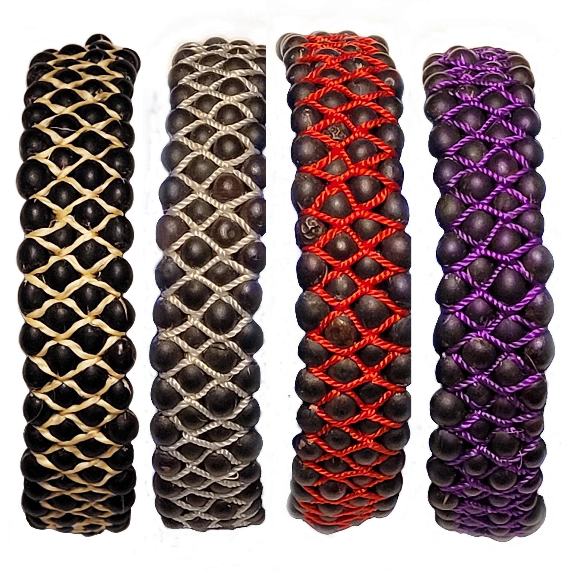 Four-row achira seed bracelet made by Peruvian Amazon artisan - Amazon Ecology