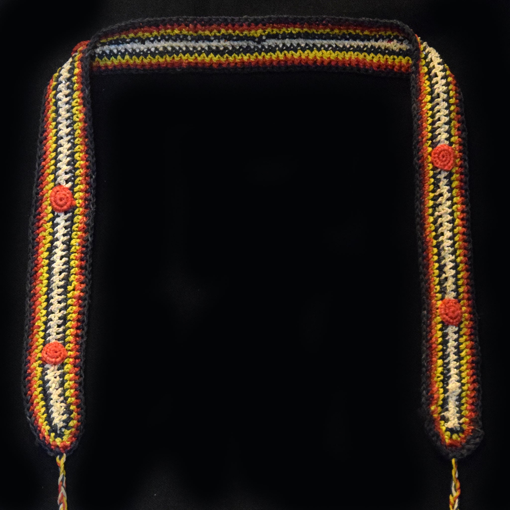 Fair-trade Hand-made Hat band - 5 color stripe shushupe - made by Peruvian Amazon artisan - Amazon Ecology
