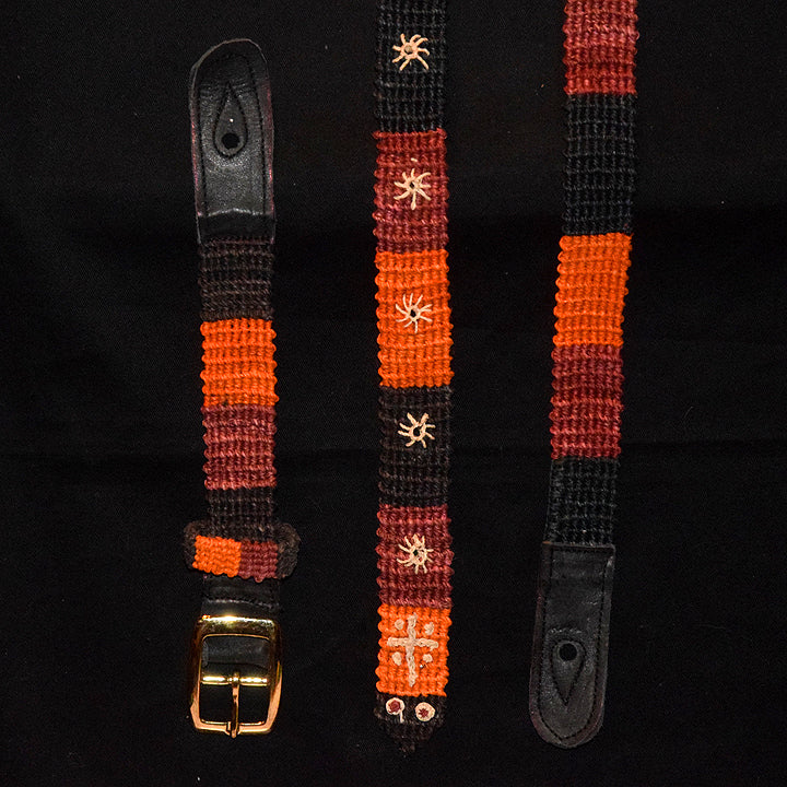 FAIR -TRADE HAND-MADE MANDOLIN STRAP - CORAL SNAKE PATTERN - WOVEN BY PERUVIAN AMAZON ARTISAN - Amazon Ecology