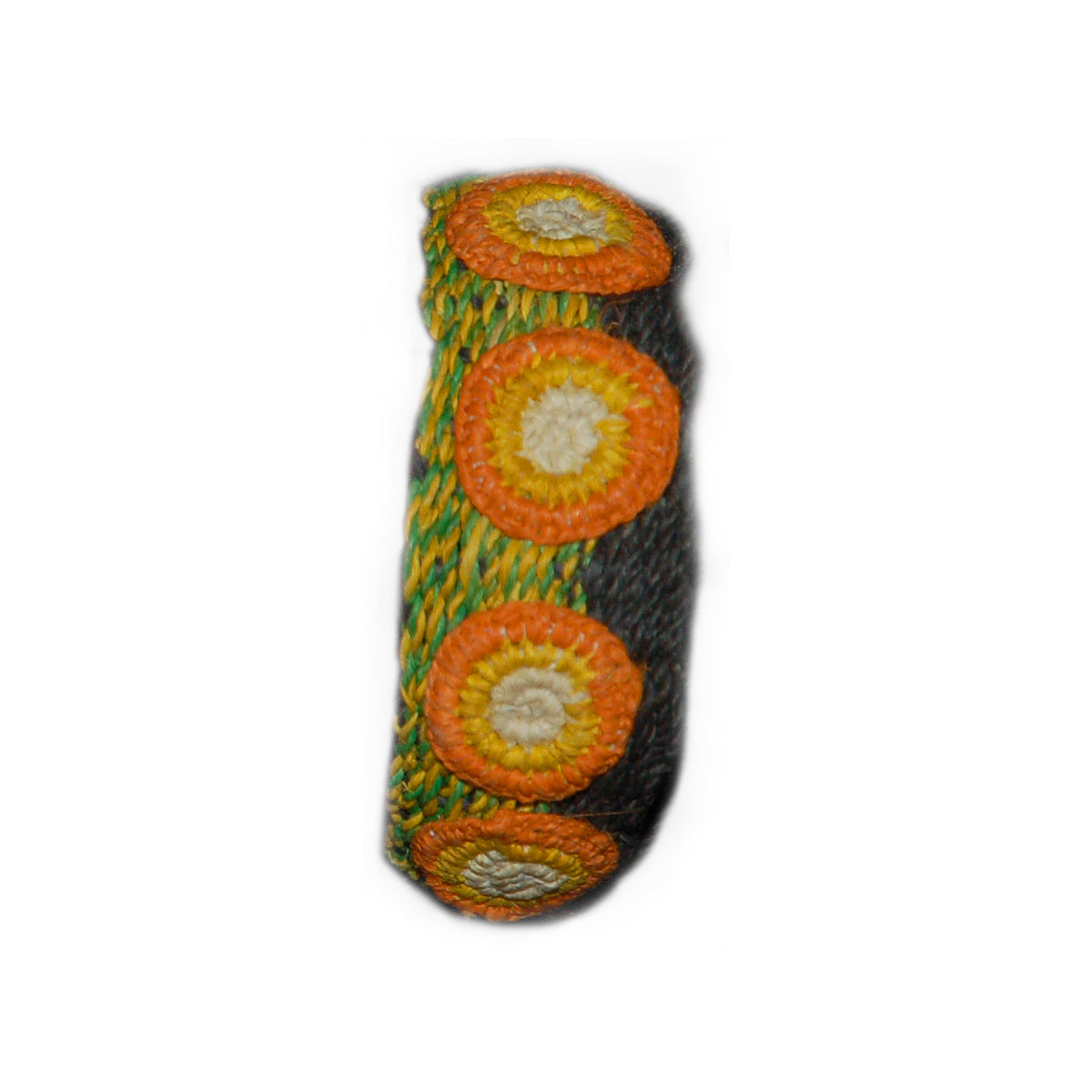 Bora native design pony tail barrettes - made by Peruvian Amazon artisans - Amazon Ecology