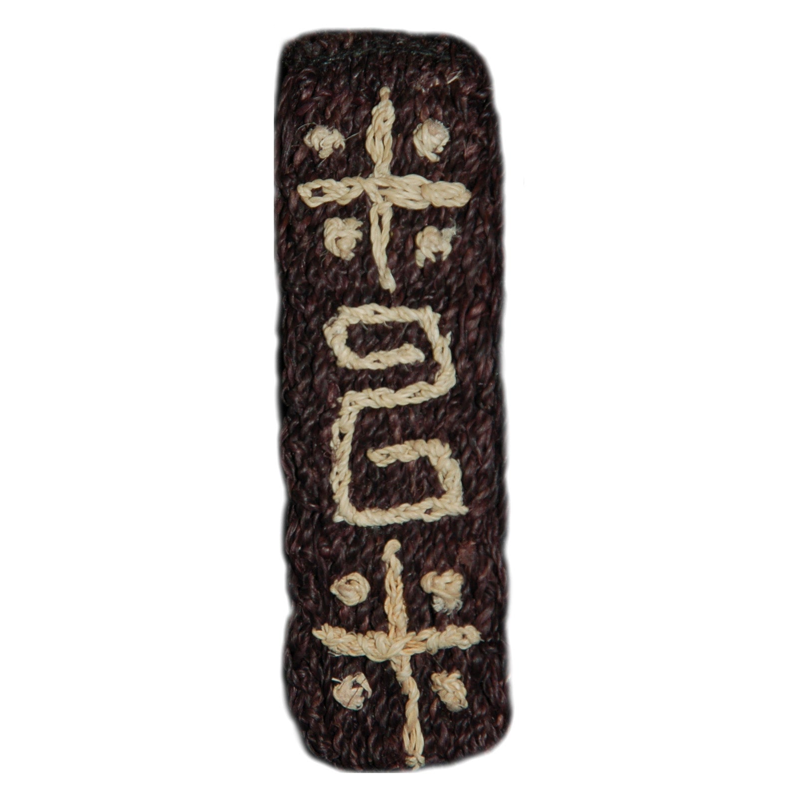Bora native design hair barrettes - made by Peruvian Amazon artisan - Amazon Ecology