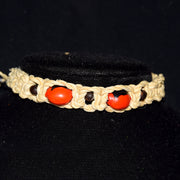 Huayruru and achira macrame bracelet - Amazon Ecology