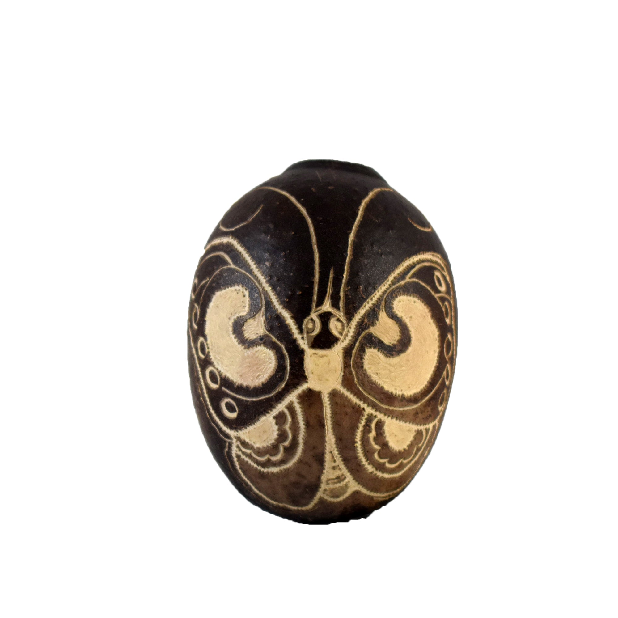 Butterfly Insect Calabash Christmas tree ornament and hand rattle - Amazon Ecology