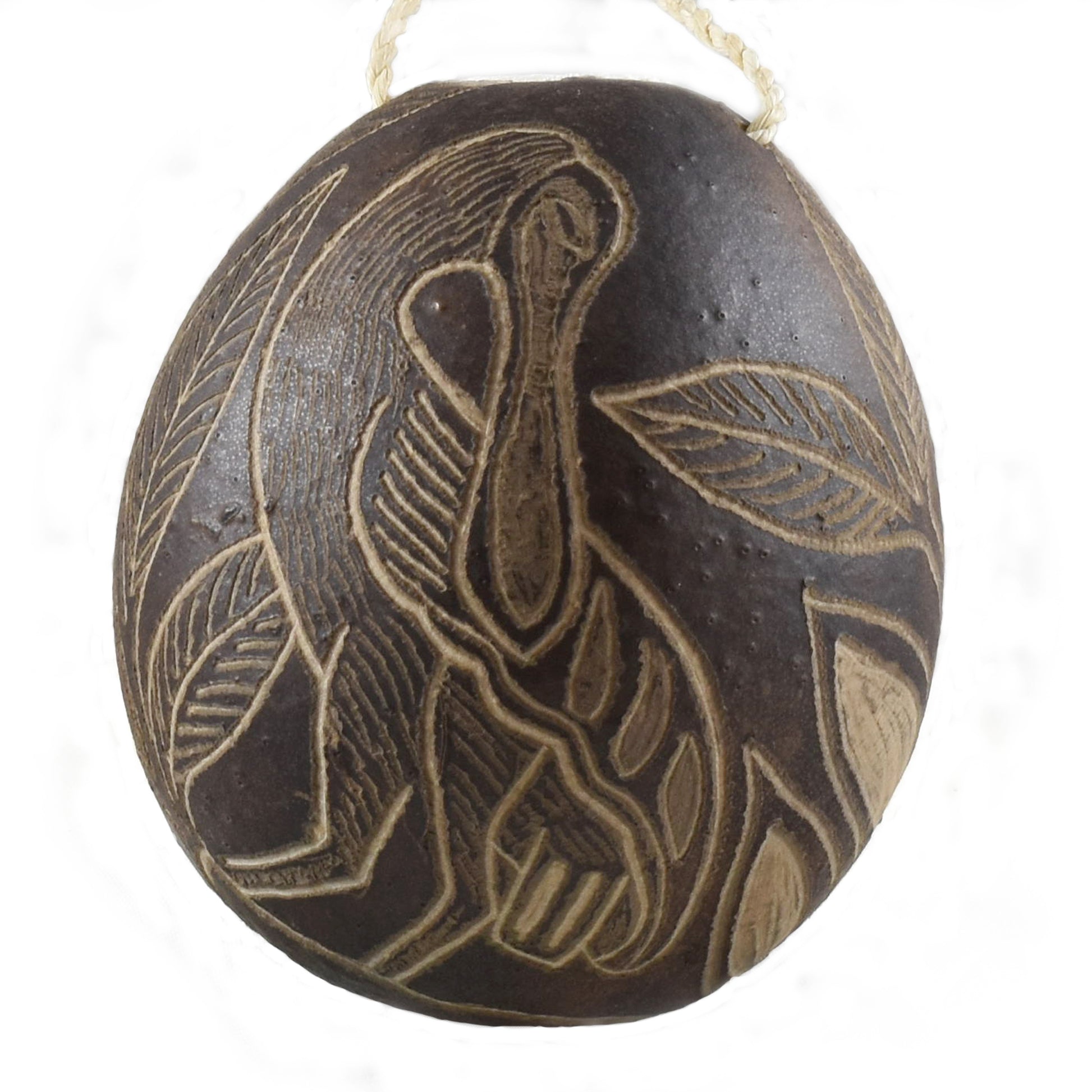 Roseate Spoonbill Bird Calabash Christmas tree ornament - Amazon Ecology