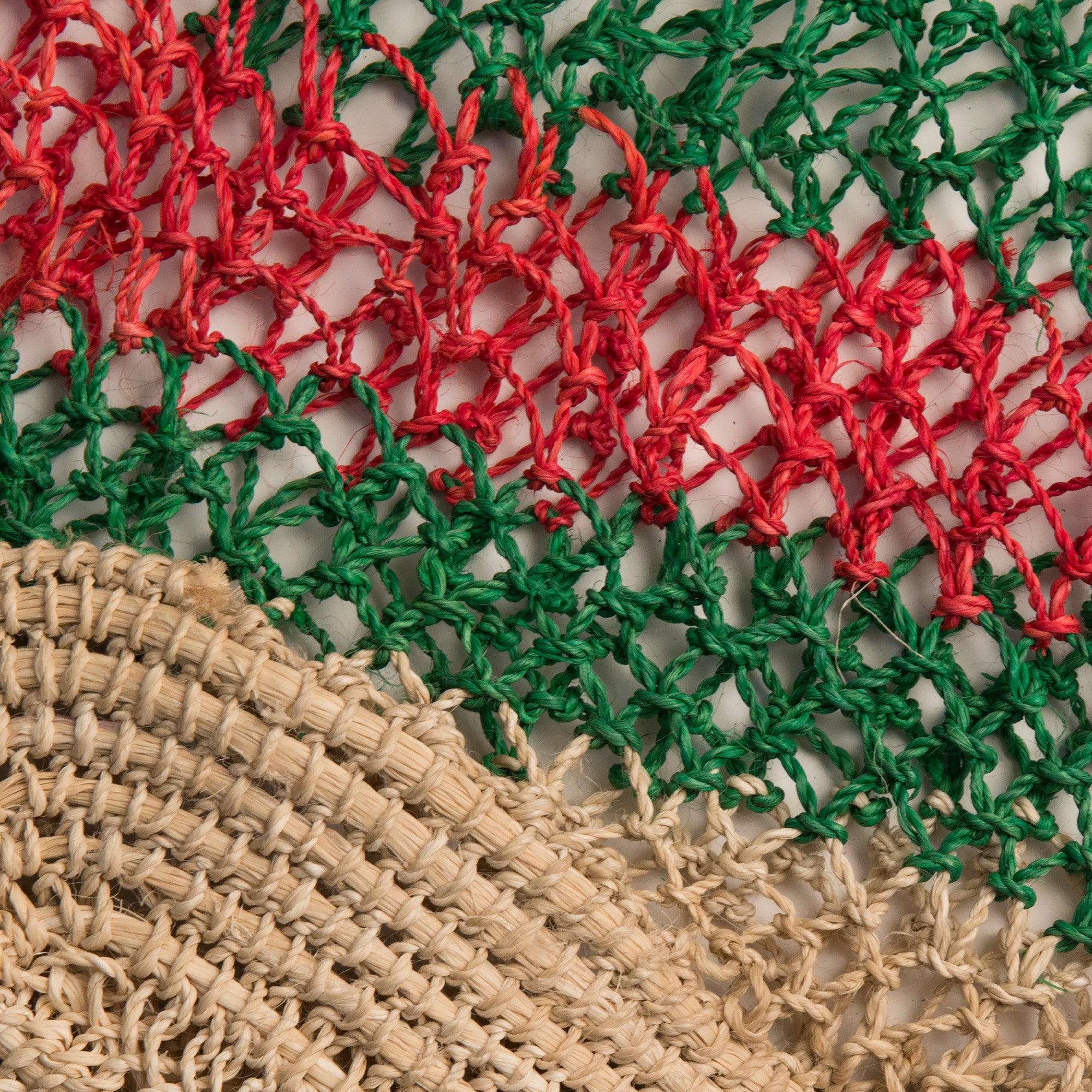 Handmade Open Weave Striped Double Strap Bags from the Peruvian Amazon - Amazon Ecology