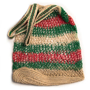 Handmade Open Weave Striped Double Strap Bags from the Peruvian Amazon - Amazon Ecology